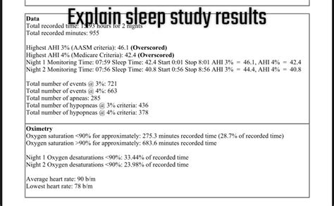 interpreting sleep study results|how to read sleep apnea test results.